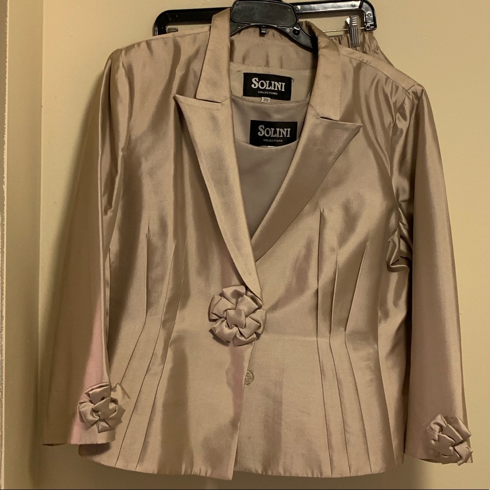 Taupe Suit